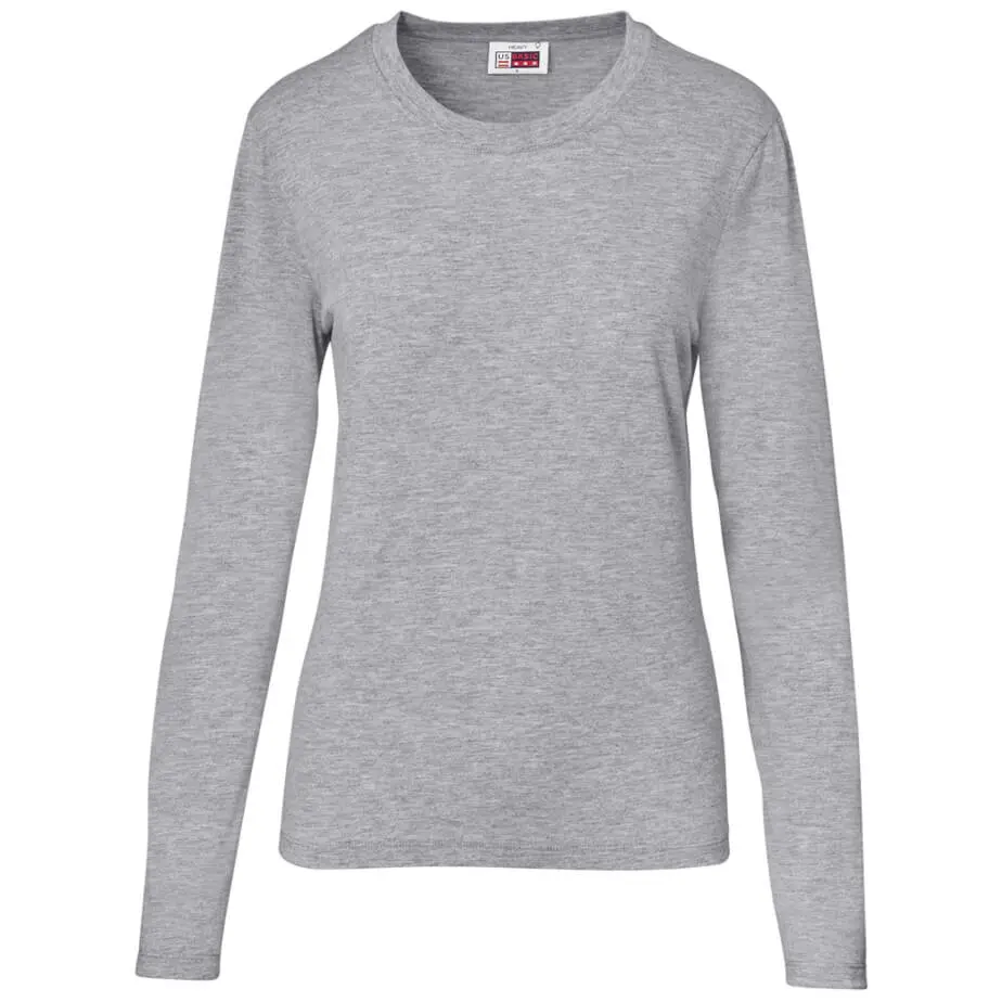 Ladies Long Sleeve Arizona T-Shirt Grey