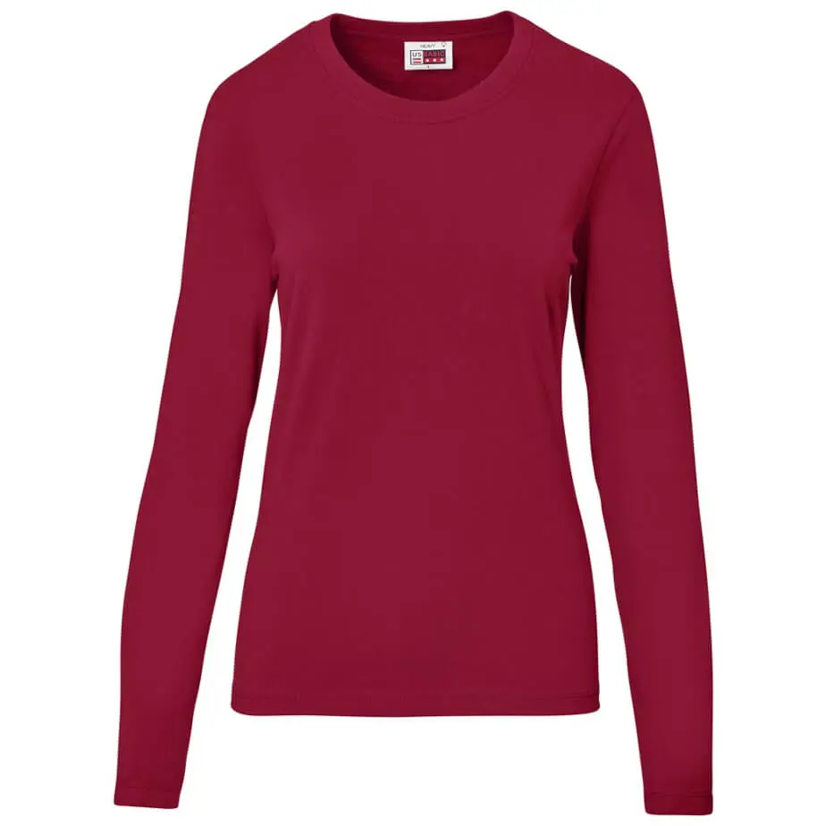 Ladies Long Sleeve Arizona T-Shirt Red