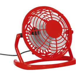 Desk Fan Red
