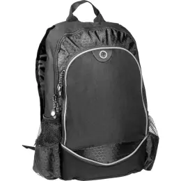 Hexagon Backpack Black Front Image