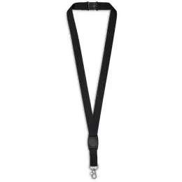 Altitude Bold Statement Dome Lanyard Black