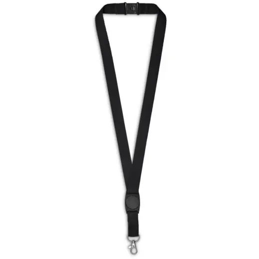 Altitude Bold Statement Dome Lanyard Black