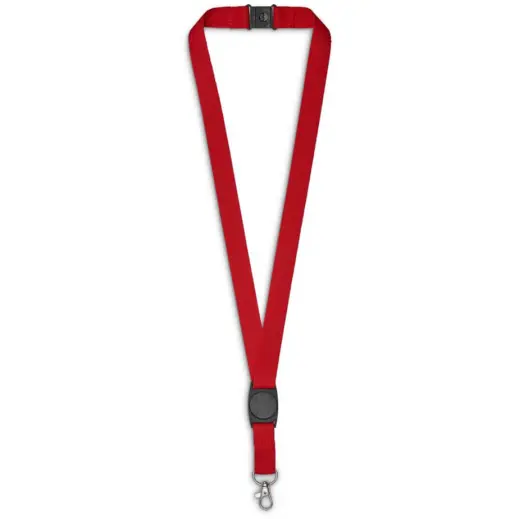 Altitude Bold Statement Dome Lanyard Red