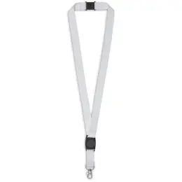Altitude Bold Statement Dome Lanyard Solid White