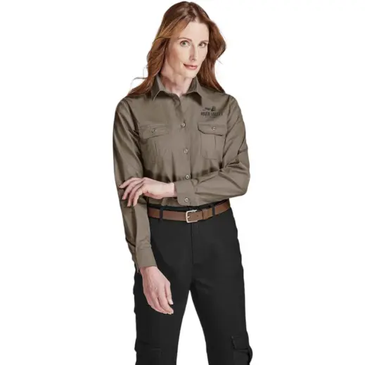 Ladies Long Sleeve Wildstone Shirt Model