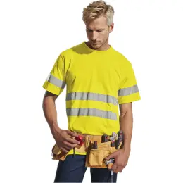 150g Poly Cotton Safety T-Shirt With Tape image