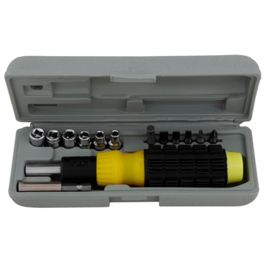 Driver Tool Set (15-Piece) Open Display
