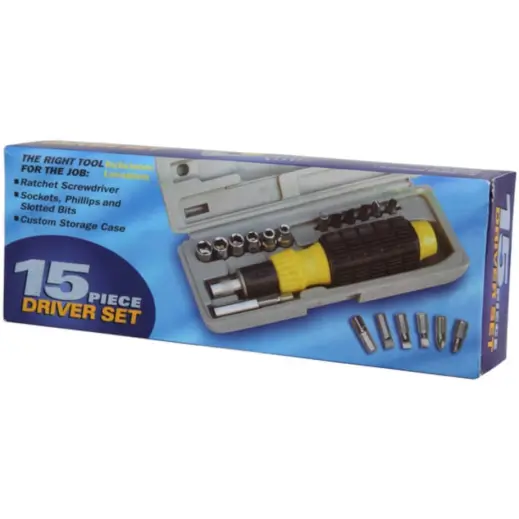 Driver Tool Set (15-Piece) Gift Box