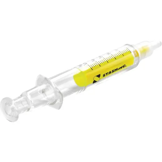 Altitude Syringe Highlighter Yellow Branded