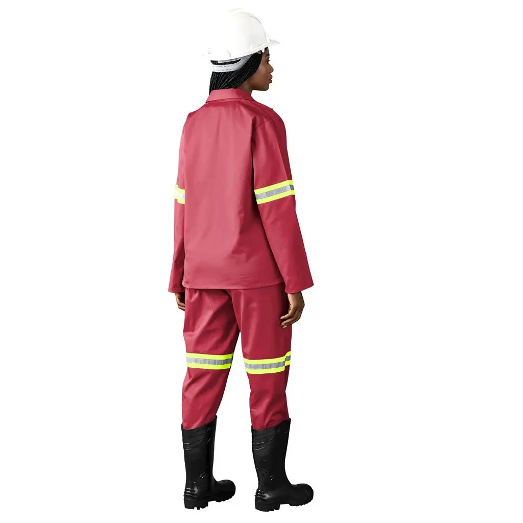Trade Polycotton Reflective Conti Suit - Yellow Tape