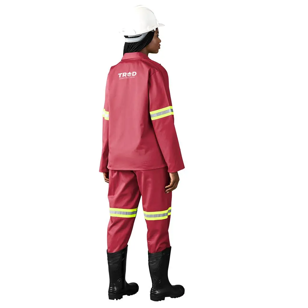 Trade Polycotton Reflective Conti Suit - Yellow Tape