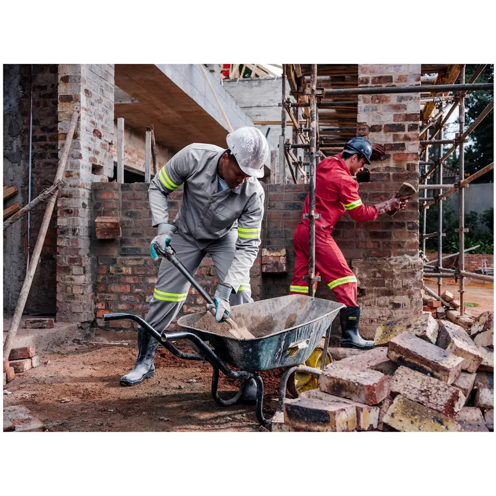 Trade Polycotton Reflective Conti Suit - Yellow Tape