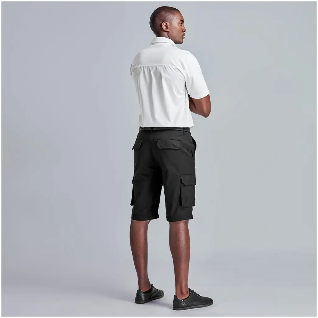 Mens Cargo Zip Off Pants