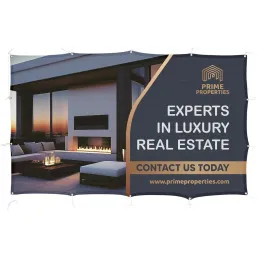 Sublimated Airtex Fabric Fence Banner - 2m x 1.2m