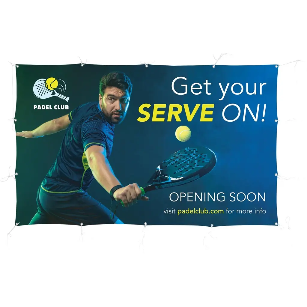 Sublimated Display Fabric Banner - 2.45m x 1.5m