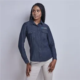 Ladies Long Sleeve Eastwood Denim Shirt