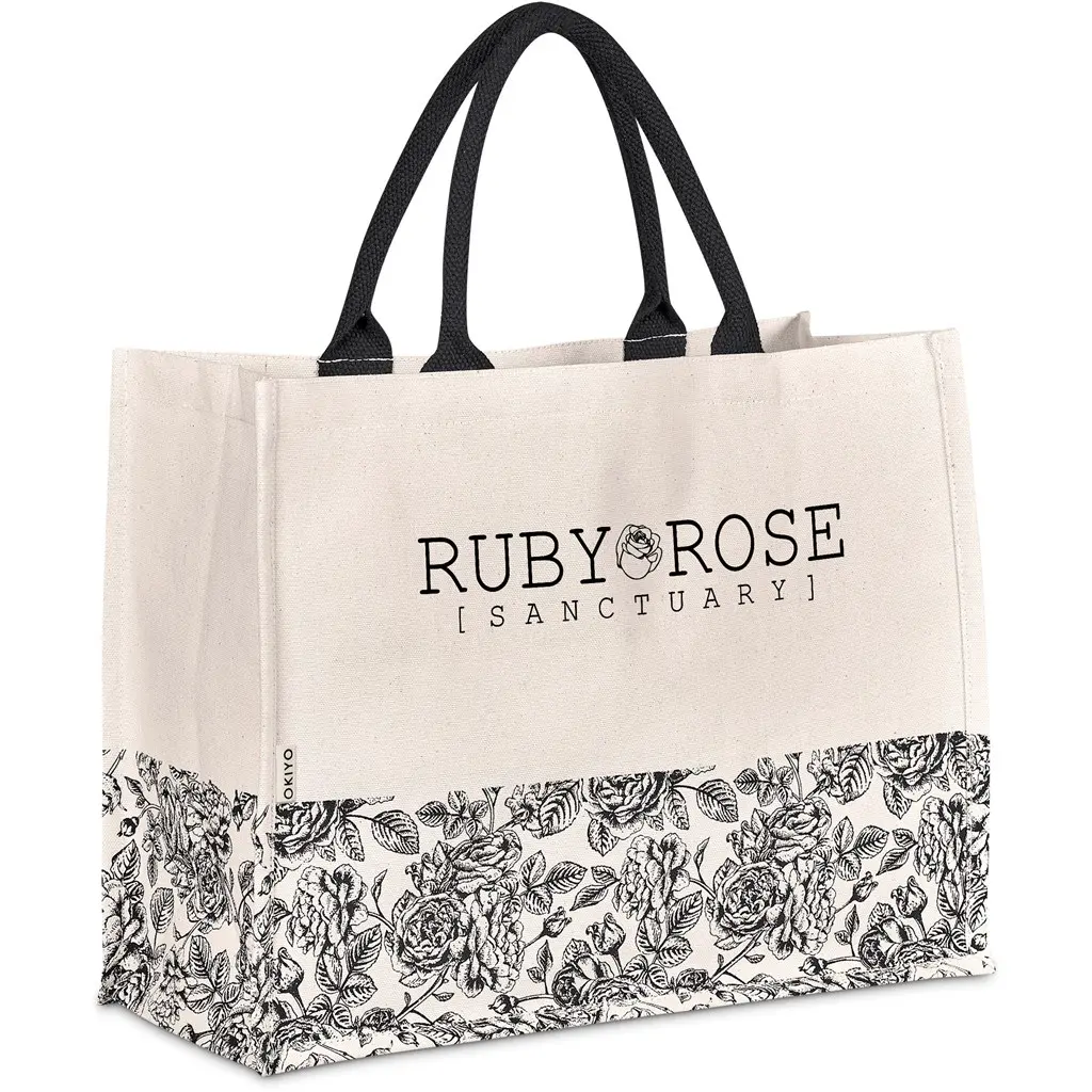 Okiyo Hana Printed Cotton Tote