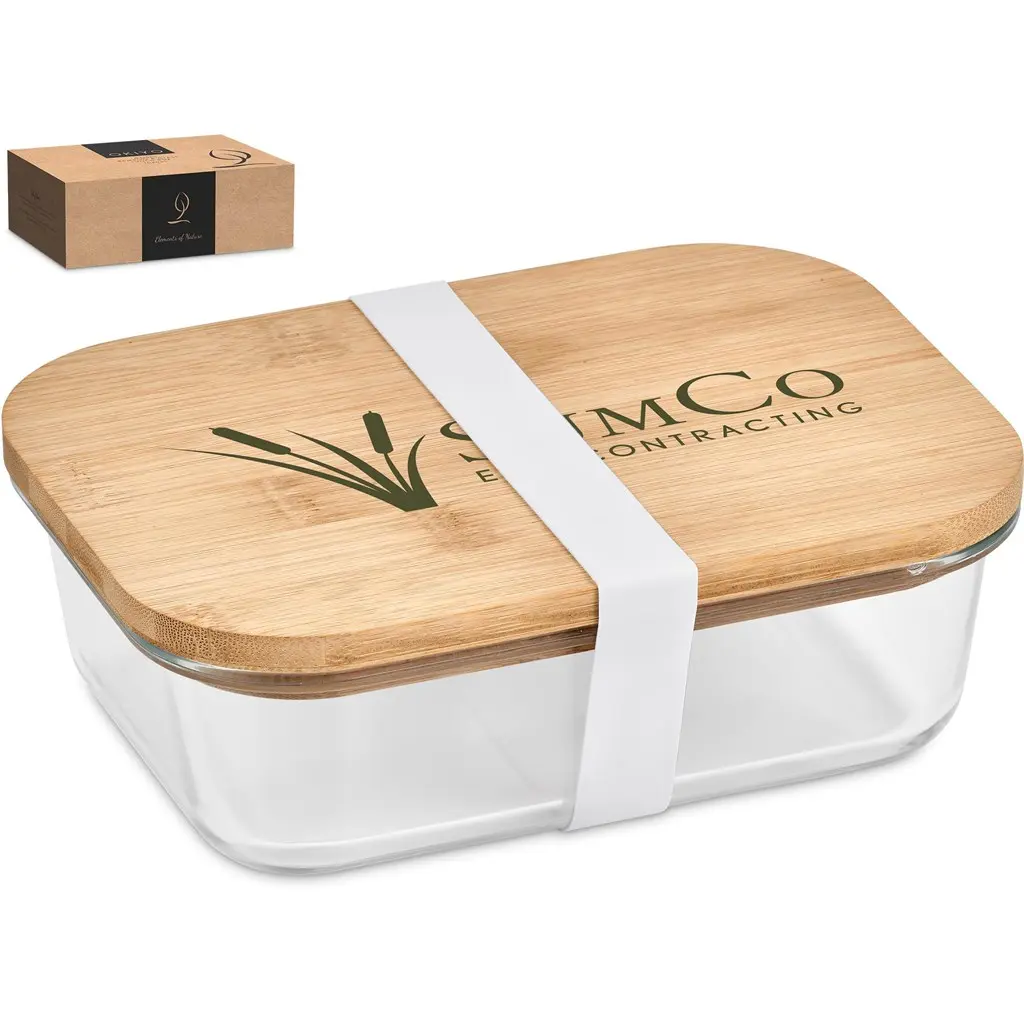 Okiyo Moshi Glass & Bamboo Lunch Box