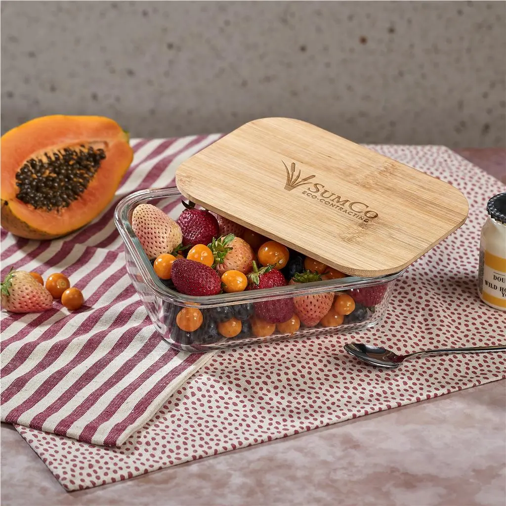 Okiyo Moshi Glass & Bamboo Lunch Box