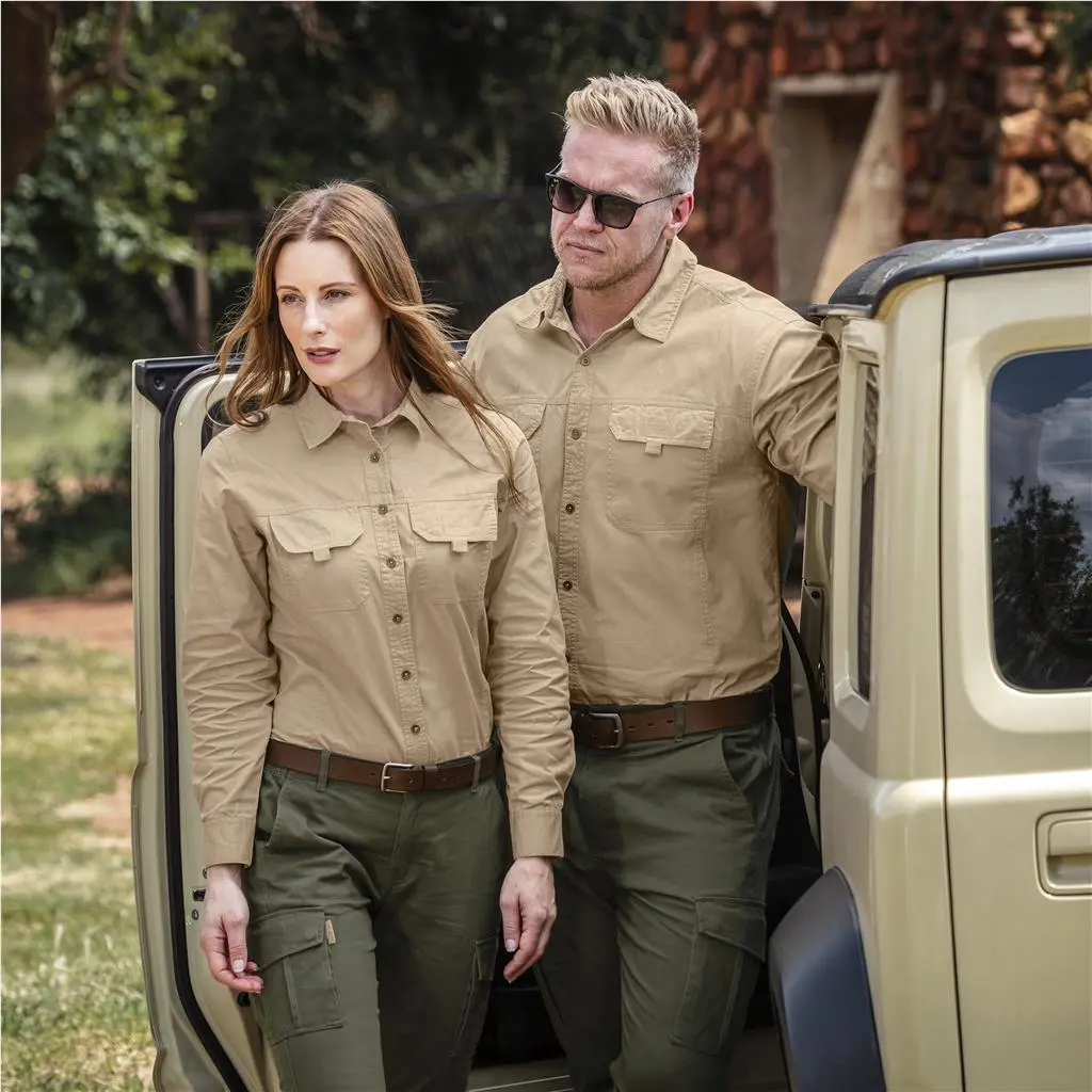 Mens Long Sleeve Mawenzi Twill Shirt