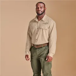 Mens Long Sleeve Mawenzi Twill Shirt
