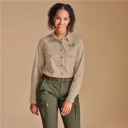 Ladies Long Sleeve Mawenzi Twill Shirt