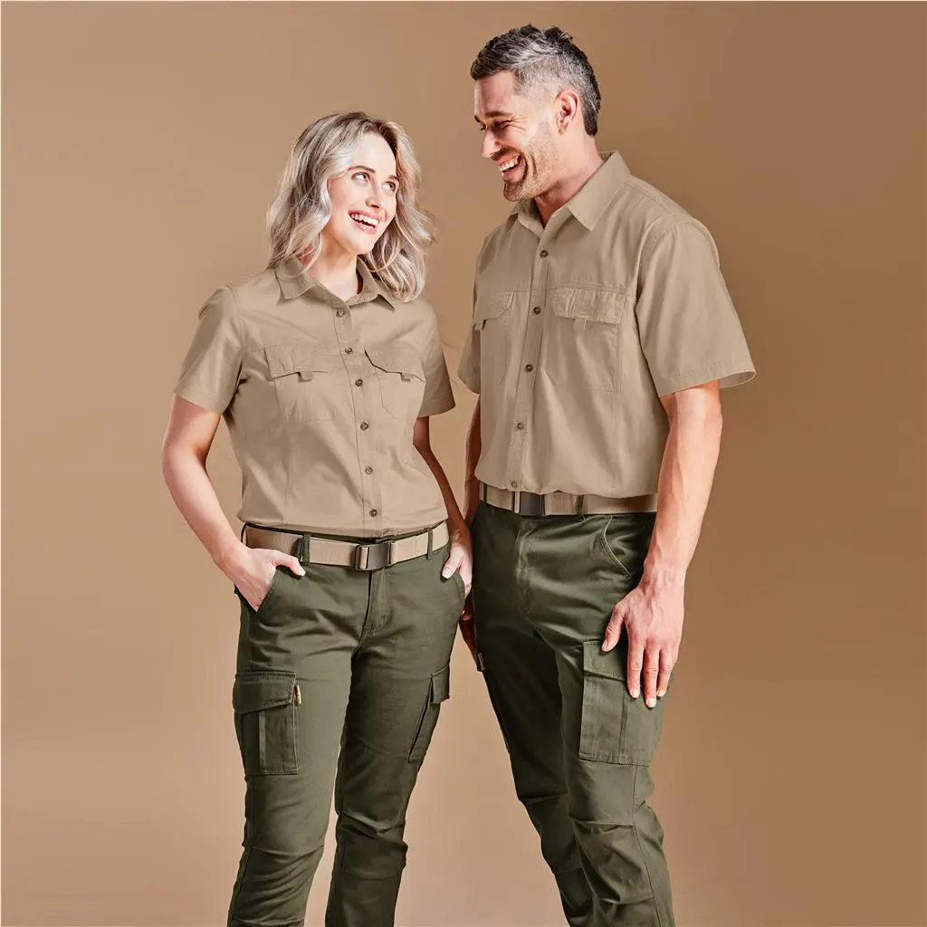 Mens Short Sleeve Mawenzi Twill Shirt