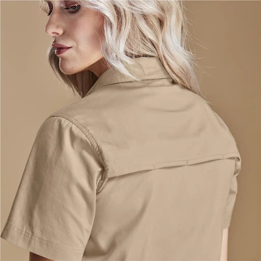 Ladies Short Sleeve Mawenzi Twill Shirt