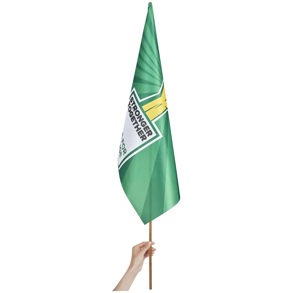 Champion Large Hand Flag - 90cm x 60cm