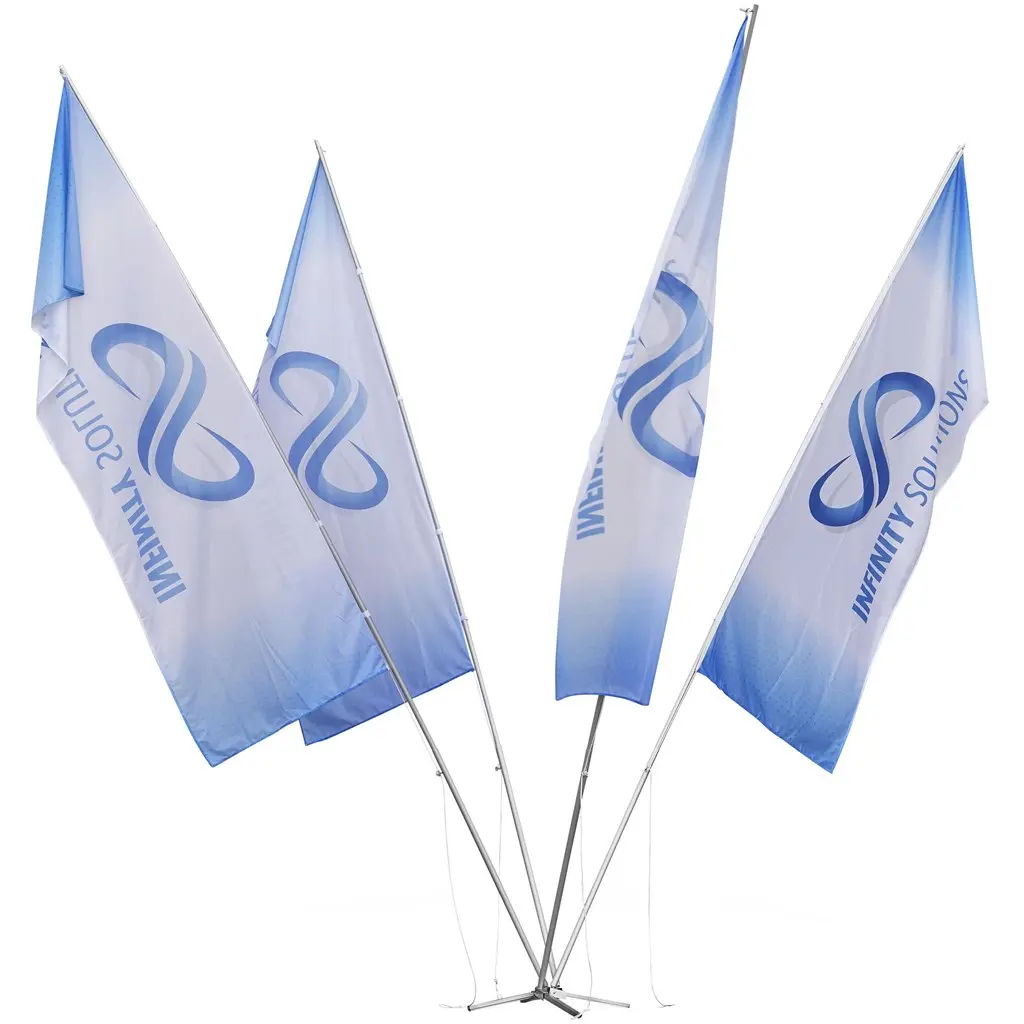 Champion 4-Flag Fountain - 5m