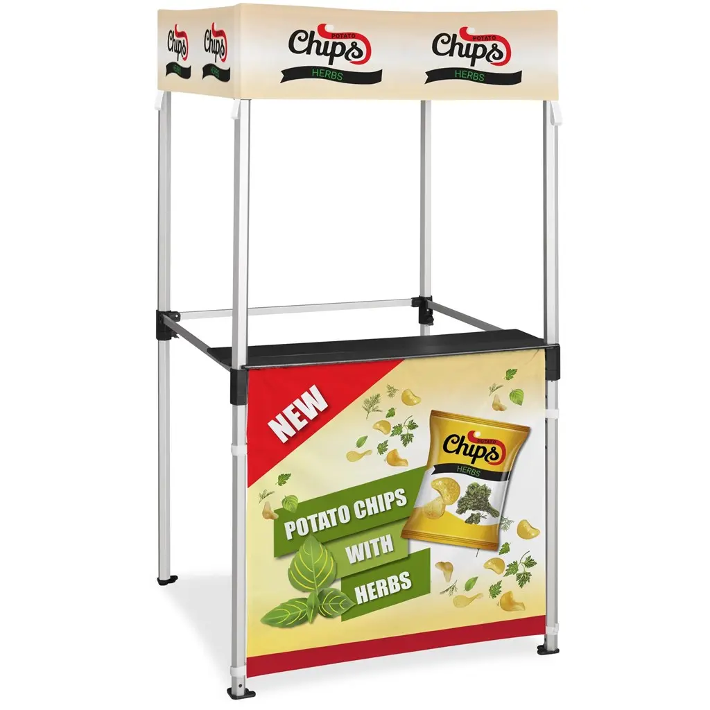 Ovation Gazebo 1m x 1m Kiosk - 1 Half-Wall Skin