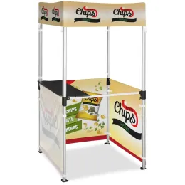 Ovation Gazebo 1m x 1m Kiosk - 3 Half-Wall Skins