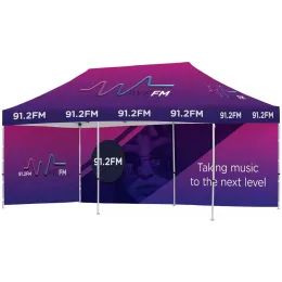 Ovation Gazebo 6m x 3m - 1 Long Full-Wall Skin 1 Short Full-Wall Skin