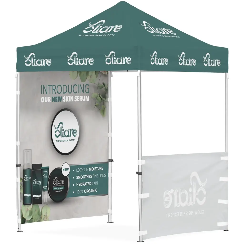 Ovation Gazebo 2m x 2m - 1 Half-Wall Skin 1 Full-Wall Skin