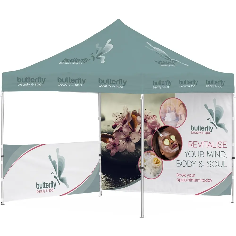 Ovation Gazebo 3m x 3m - 1 Half-Wall Skin 1 Full-Wall Skin
