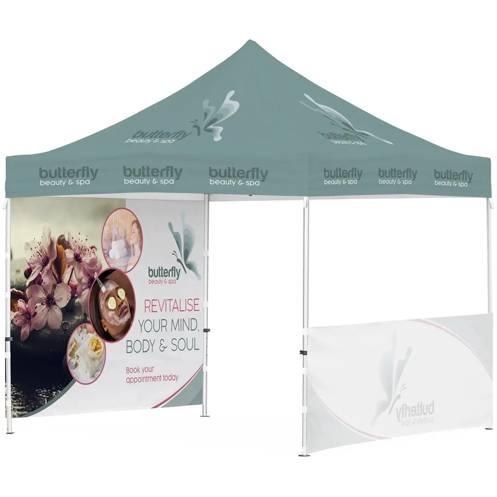 Ovation Gazebo 3m x 3m - 1 Half-Wall Skin 1 Full-Wall Skin