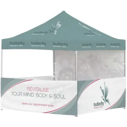 Ovation Gazebo 3m x 3m - 3 Half-Wall Skins 1 Full-Wall Skin