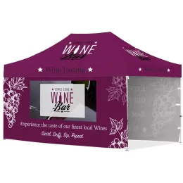 Ovation Gazebo 4.5m x 3m - 2 Long Full-Wall Skins