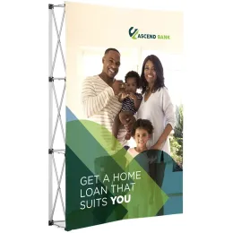 Legend Curved Banner Wall - 1.45m x 2.25m