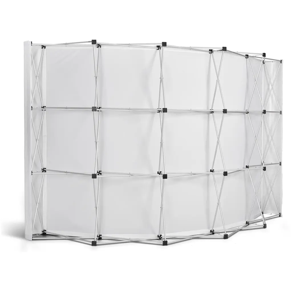 Legend Curved Banner Wall With Wings - 3.5m x 2.25m