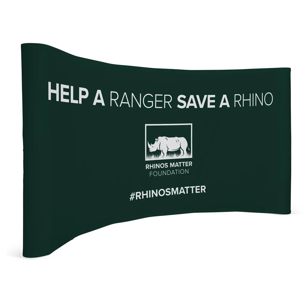 Legend Curved Banner Wall With Wings - 4.2m x 2.25m