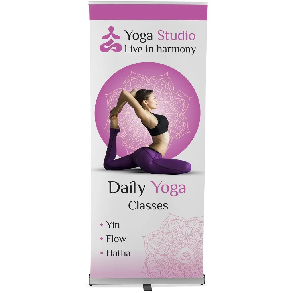 Champion Fabric Pull Up Banner - 0.85m x 2m