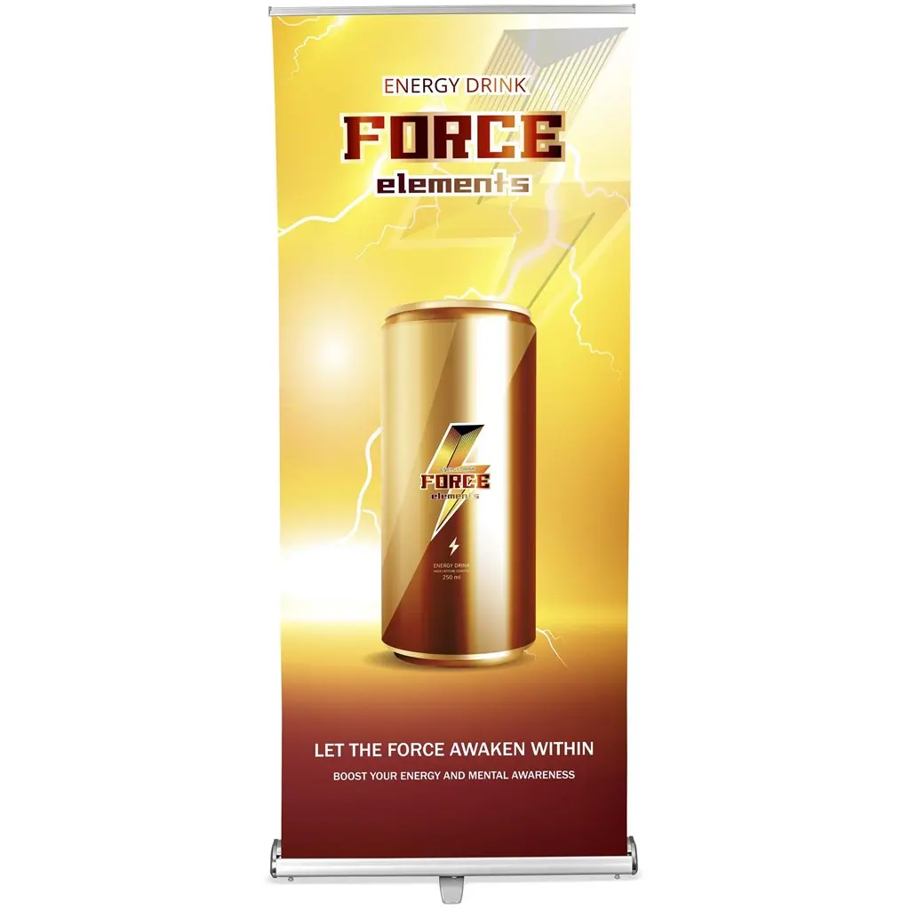Legend Fabric Pull Up Banner - 0.85m x 2m