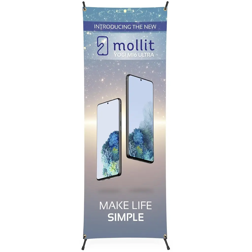 Champion Fabric X-Banner - 0.6m x 1.6m