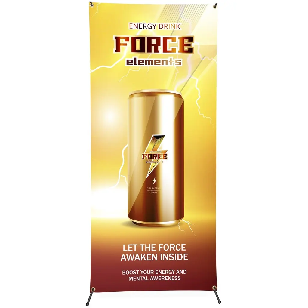 Champion Fabric X-Banner - 0.8m x 1.8m