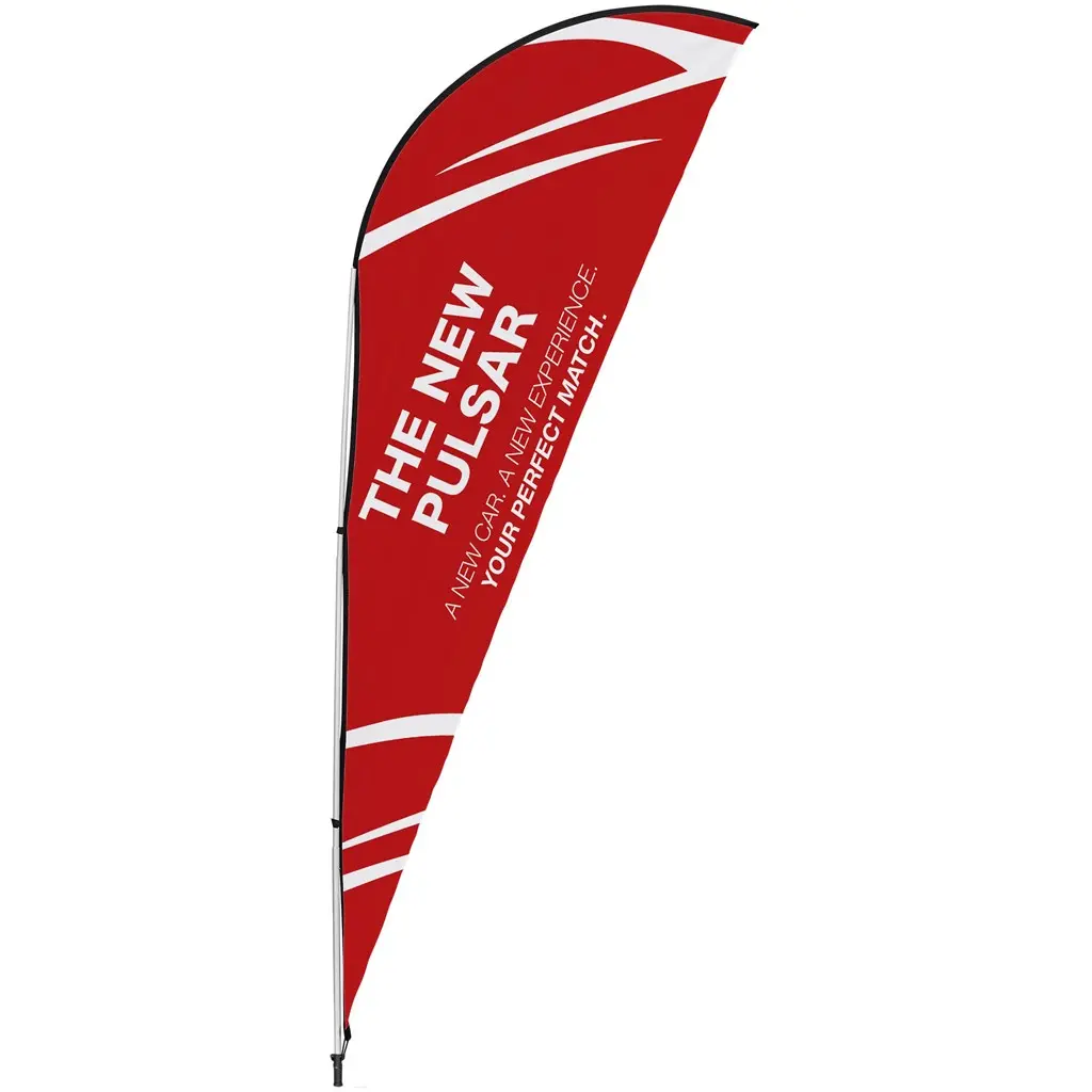 Legend 2m Sharkfin Double-Sided Flying Banner
