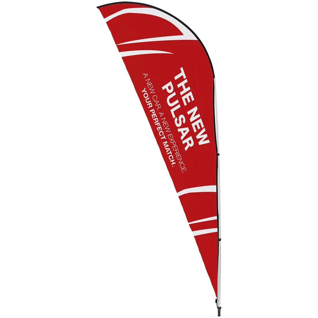 Legend 2m Sharkfin Double-Sided Flying Banner