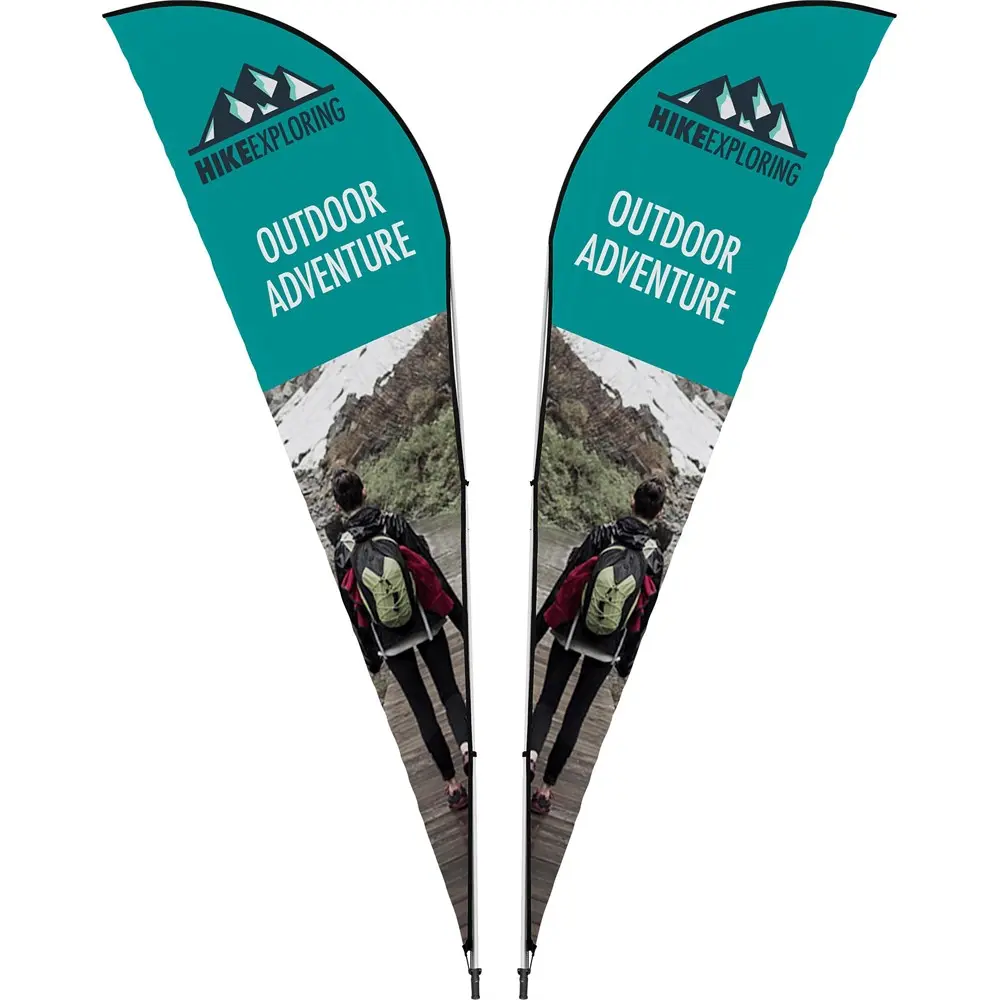 Legend 4m Sharkfin Double-Sided Flying Banner