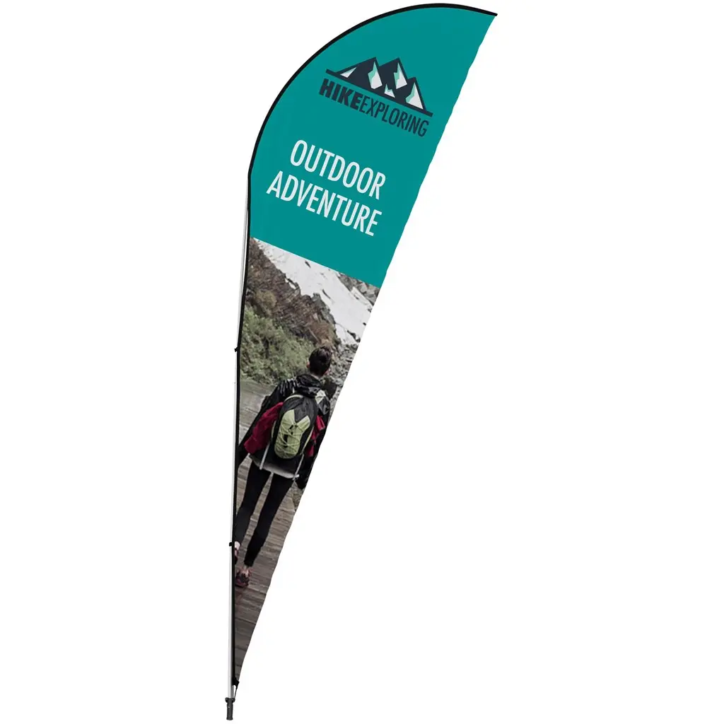 Legend 4m Sharkfin Double-Sided Flying Banner