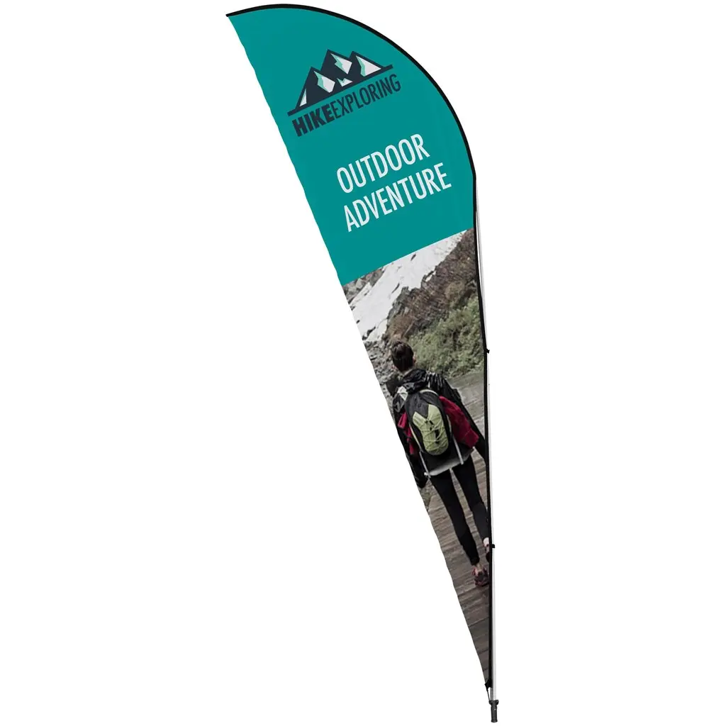 Legend 4m Sharkfin Double-Sided Flying Banner